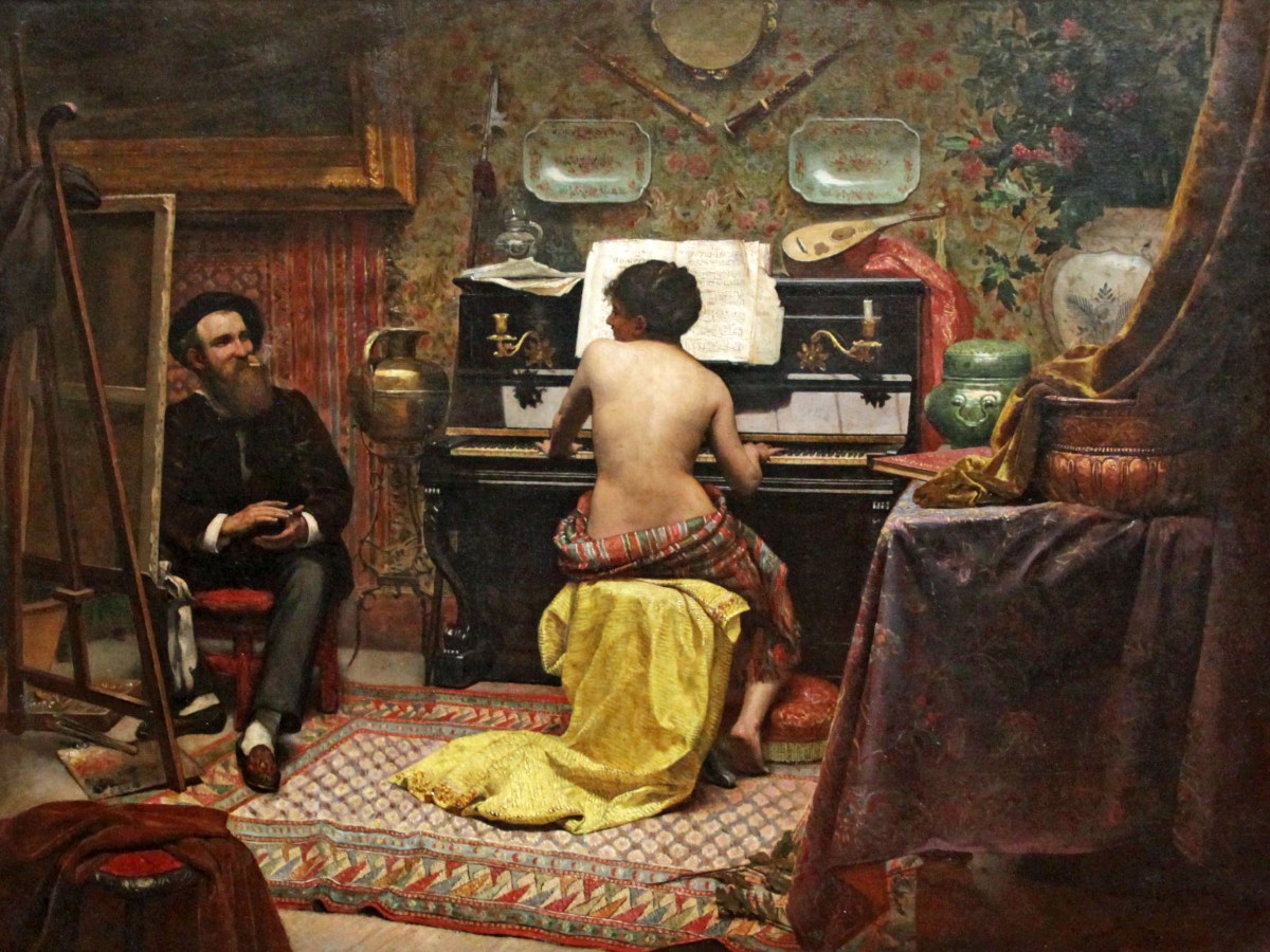 Duas visões sobre a figura feminina no espaço do ateliê em&nbsp;1884